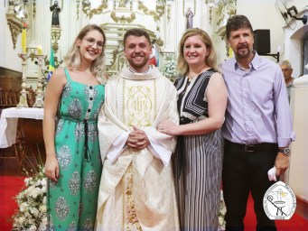 Hoje posse do Pe. João Vitor Freitas dos Santos na missa das 17h na Catedral