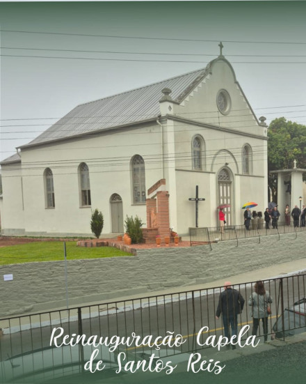A capela de Santos Reis está de portas abertas novamente!
